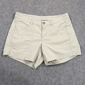 The North Face Beige Boulder Stretch Hiking Chino Shorts Women's Size 8